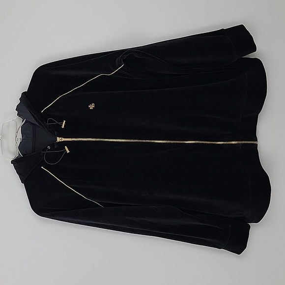 Lauren ralph Lauren women's black velour set size 1X - Picture 2 of 14